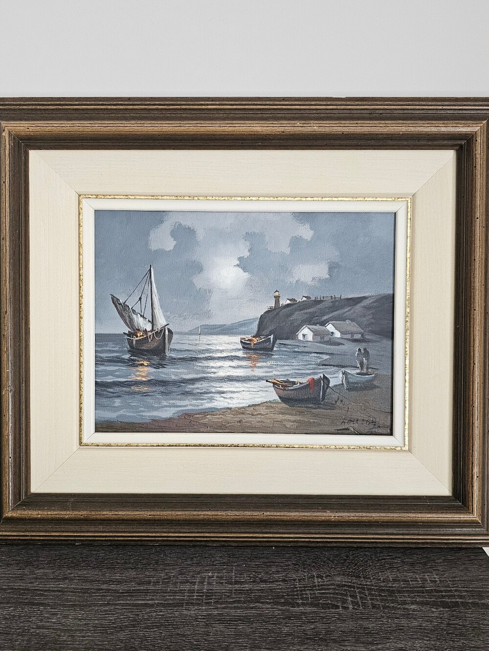 MCM Maritime Oil Painting